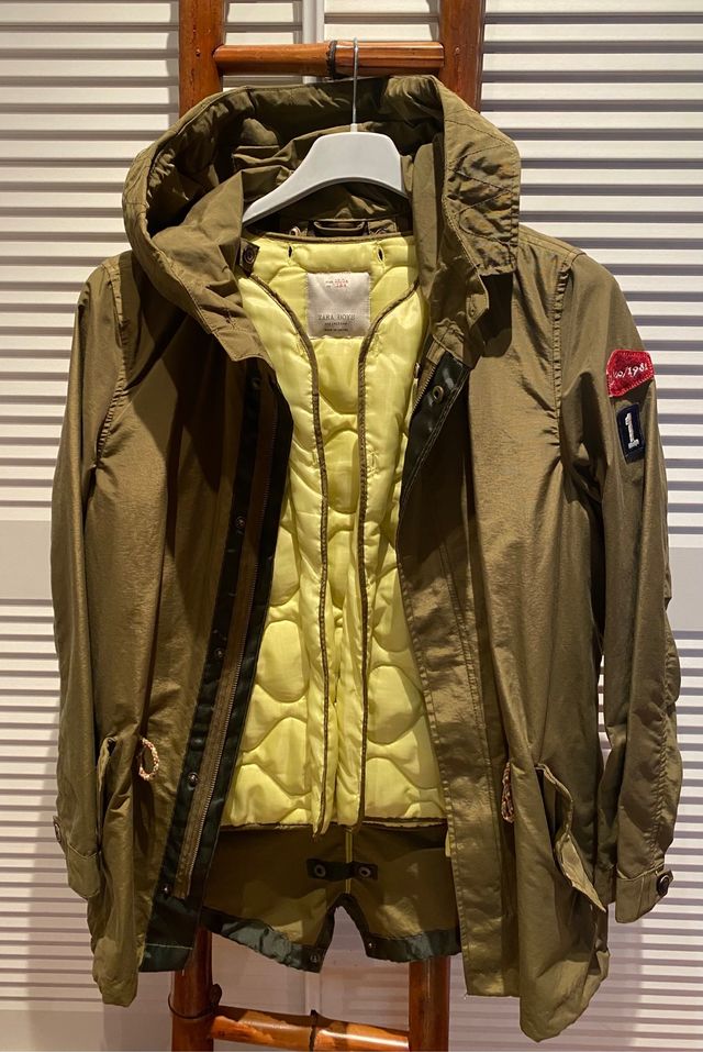 Parka de niño impermeable y NUEVA (13-14)