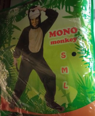 disfraz de mono