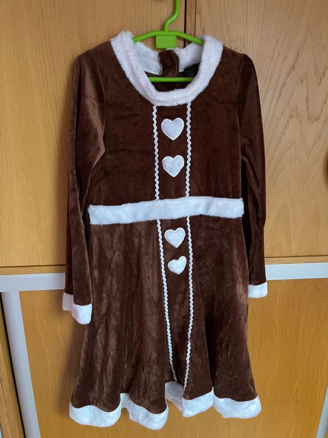 Vestido niña galleta jenjibre