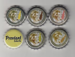 Rari tappi a corona X6 Chapas GERMANY PROVIANT SODA