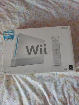Wii con caja