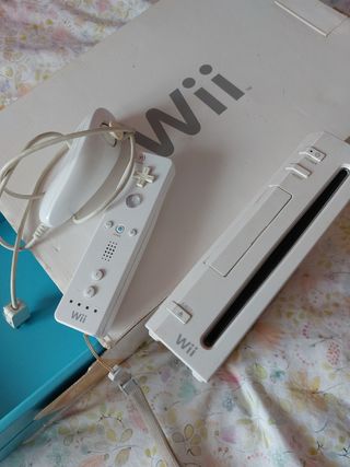 Wii con caja