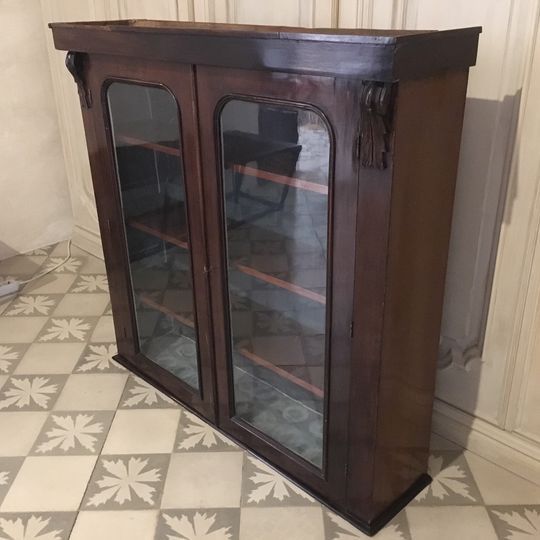 MOBILE ANTICO CON VETRINA Dim. 113 x 29 X H110CM