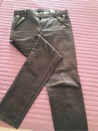 Pantalon marrón de vestir
