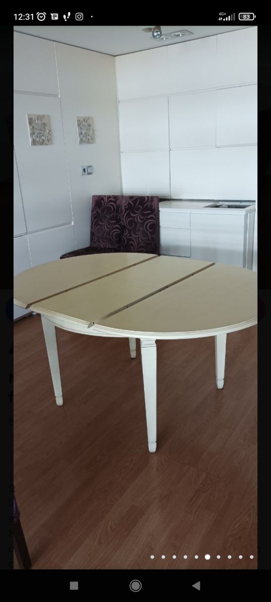 Mesa de comedor extensible