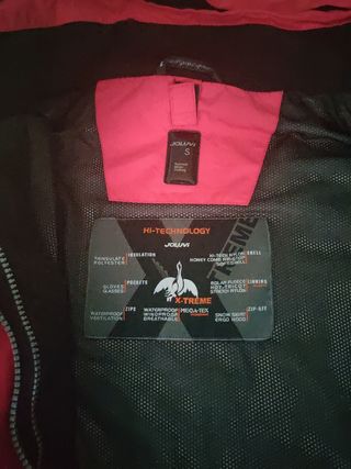chaqueta joluvi . para la nieve. mujer talla xs