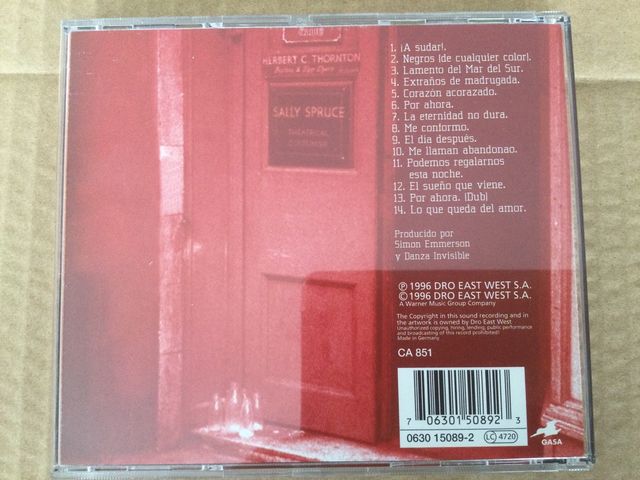 Danza Invisible - "Por ahora" CD