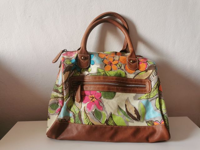 Borsa floreale ecopelle Deichmann