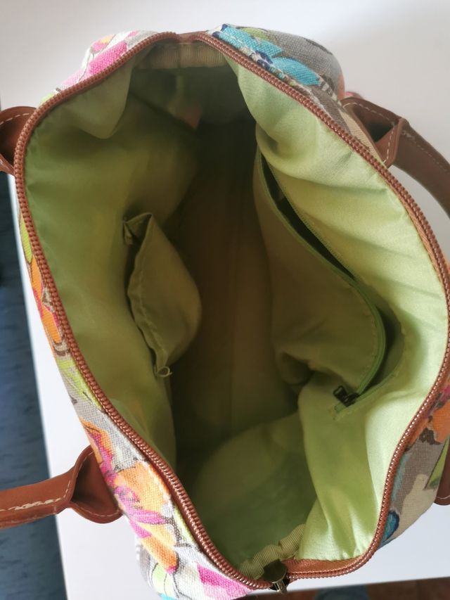 Borsa floreale ecopelle Deichmann