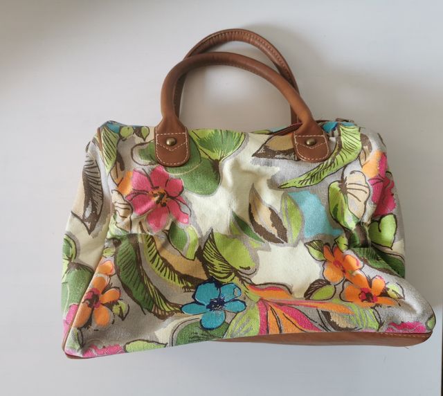 Borsa floreale ecopelle Deichmann