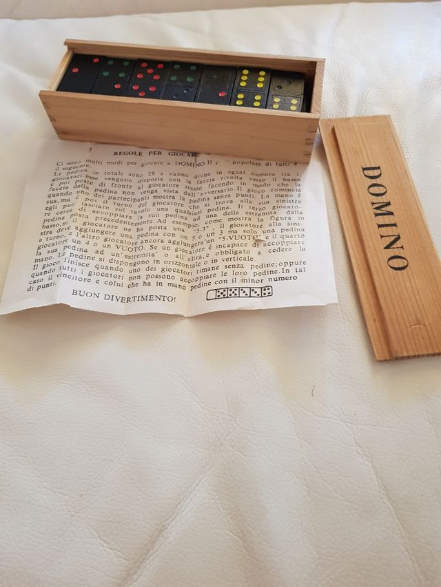 Domino legno Pressman nuovo