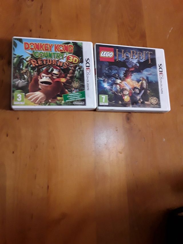 DONKEY KONG COUNTRY 3D + EL HOBBIT NINTENDO 3DS
