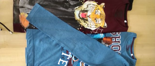 3 camisetas de manga larga del C&A