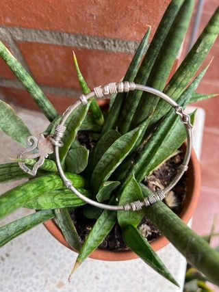 Pulsera gato plata