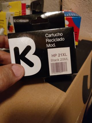 cartucho tinta HP 21XL