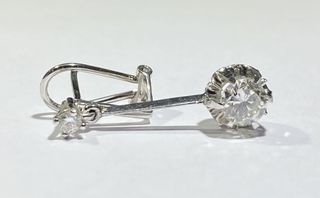 Pendientes de oro con diamantes