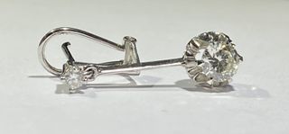 Pendientes de oro con diamantes