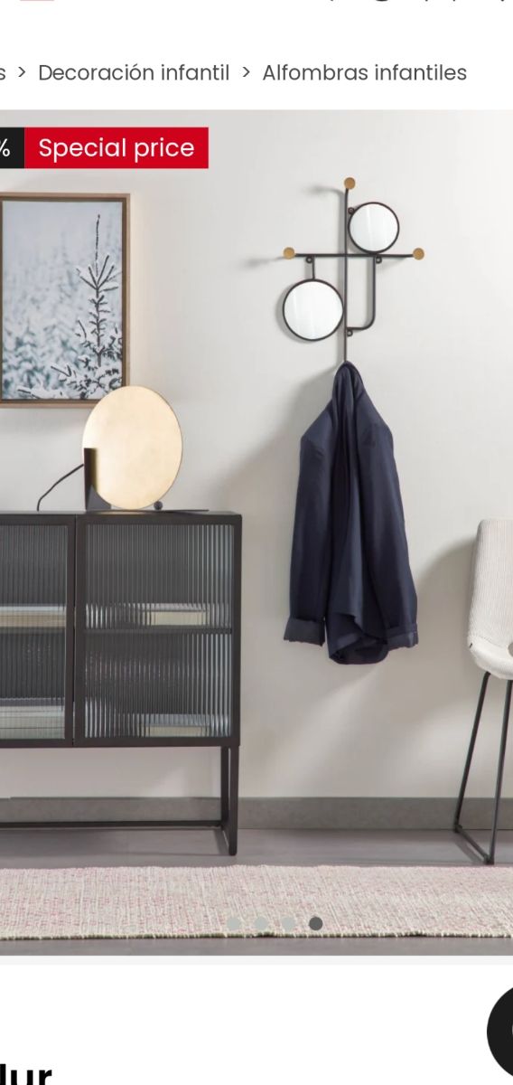 KAVEHOME Alfombra algodón orgánico