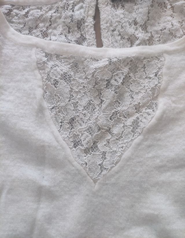 Jersey con encaje Yera