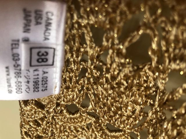 Chaqueta Laurel dorada