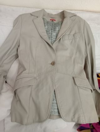 CHAQUETA DE PIEL SUAVE BOBINA