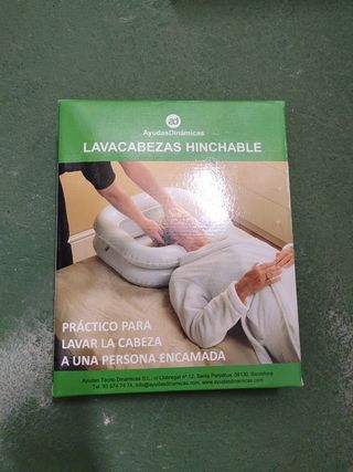 Lavacabezas hinchable portátil 