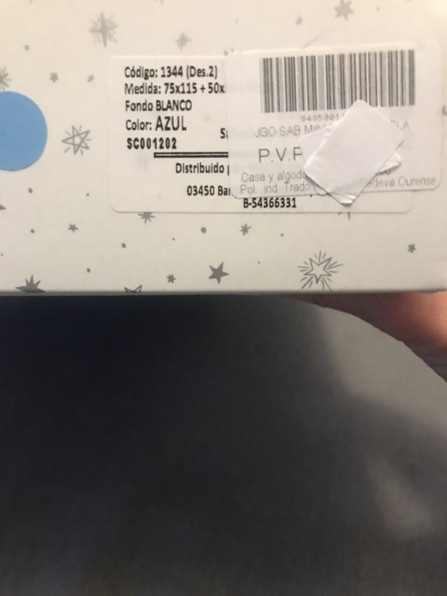 Sábanas de cuna NUEVAS