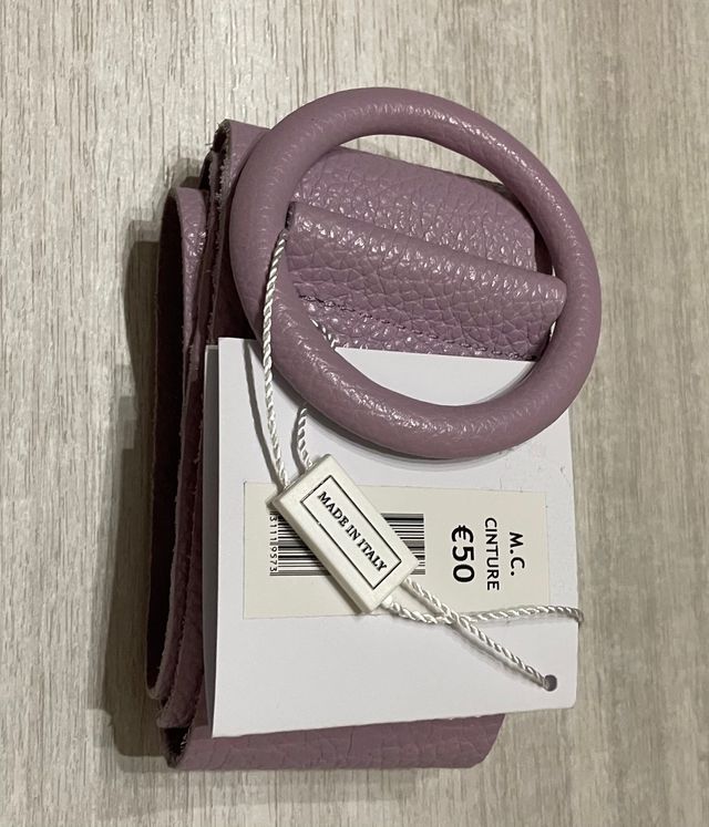 Cintura donna in pelle