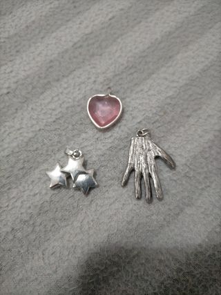 Colgantes plata
