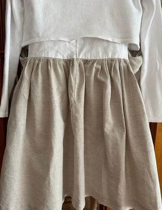 VESTIDO CEREMONIA ARRAS LINO