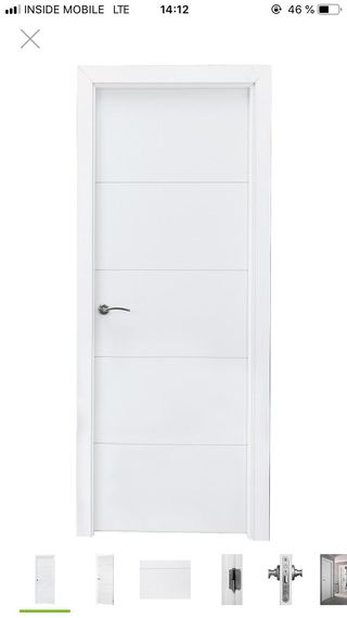 Puerta de interior blanca