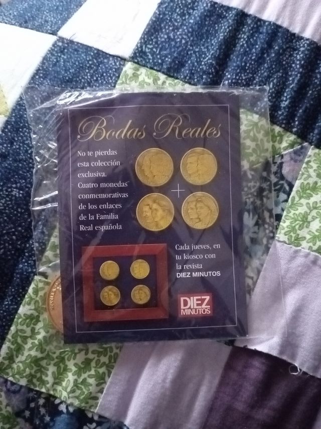 moneda conmemorativa de Elena y Jaime