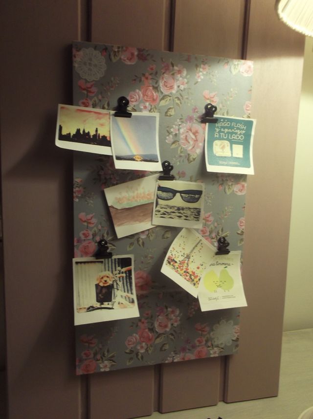 Panel para fotos, tarjetas y varios