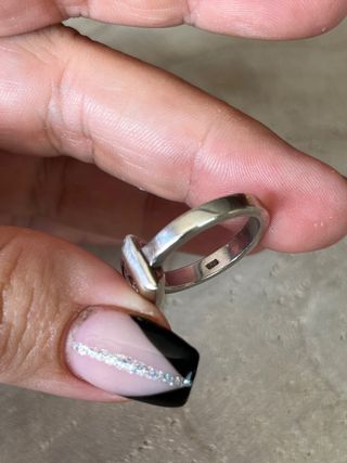 Anillo de plata de ley 925