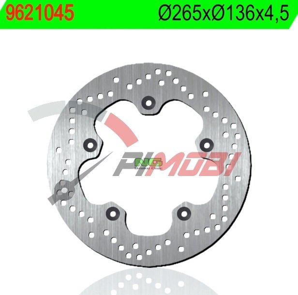Disco Freno Anteriore 305 Mm Per BMW R1200GS E Altri Modelli - Acciaio Inox, 5 Fori, Spessore 5 Mm