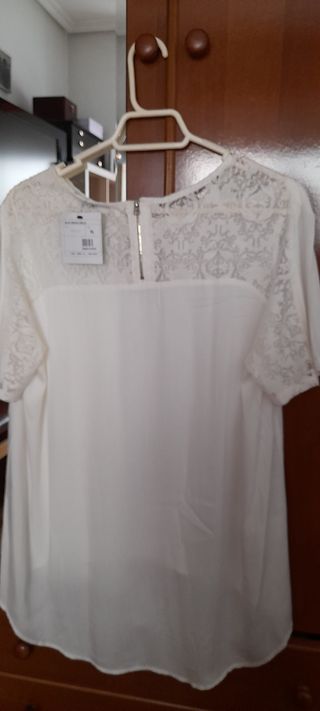 Blusa tipo raso