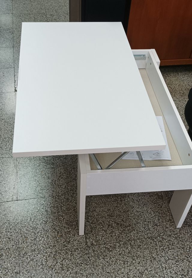 Mesa de centro elevable