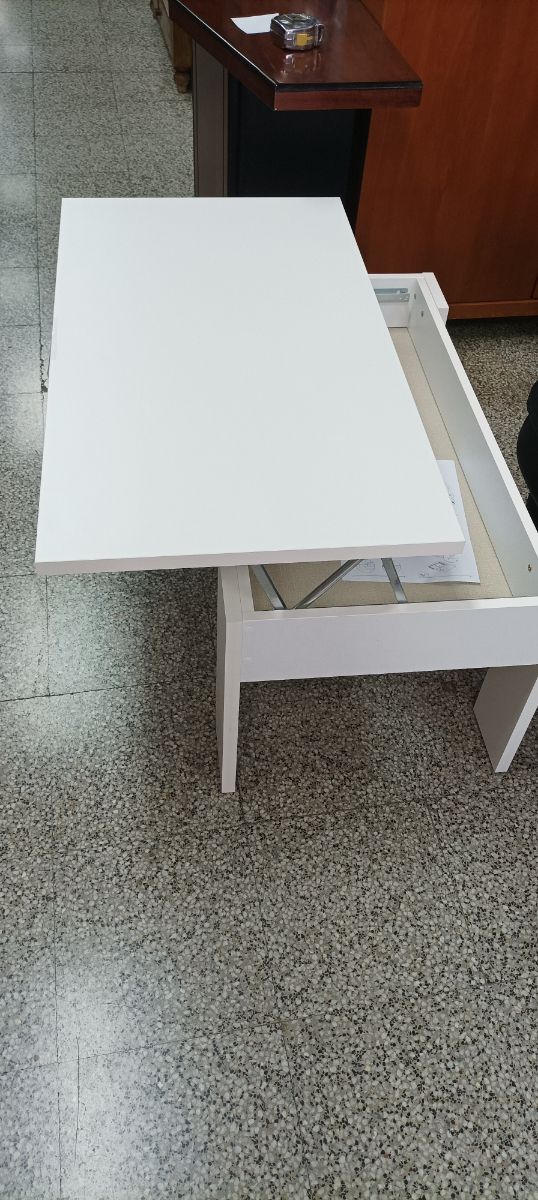 Mesa de centro elevable