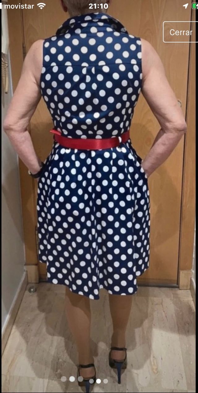 Vestido talla 40 cinturón incluido Bosnaca colecct