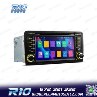 NAVEGADOR LCD TÁCTIL 7" AUDI A3 8P ANDROID 10 44@0
