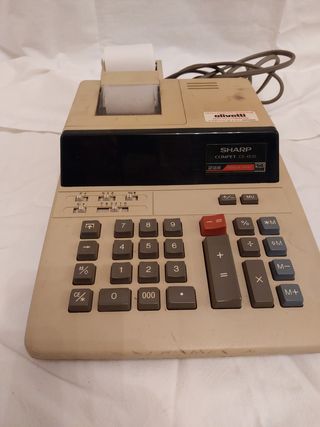 calculadora Impresora dos colores SHARP
