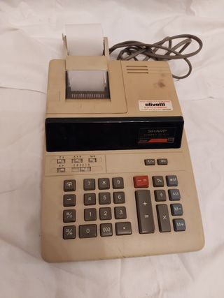 calculadora Impresora dos colores SHARP