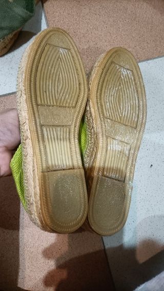Espartos variados. Verde militar, pistacho y plata