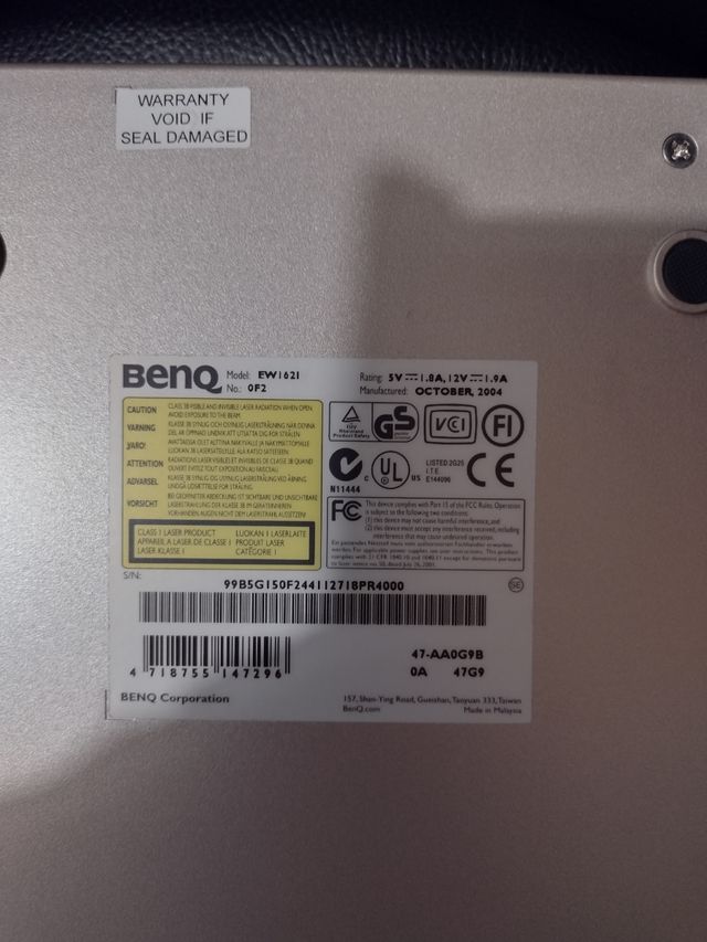 Lettore masterizzatore dvd esterno BENQ