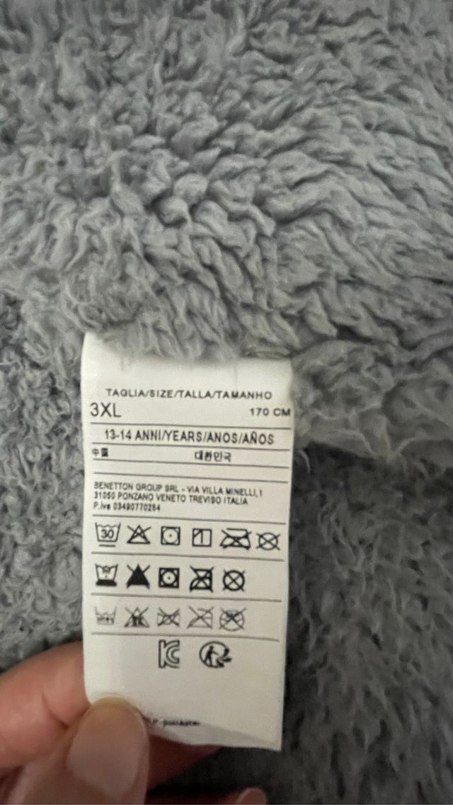 Abrigo Benetton azul