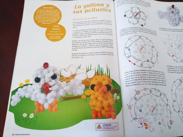 Set de tres publicaciones para crear bisutería.