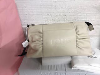 BOLSO TOUS PIEL BEIGE NUEVO