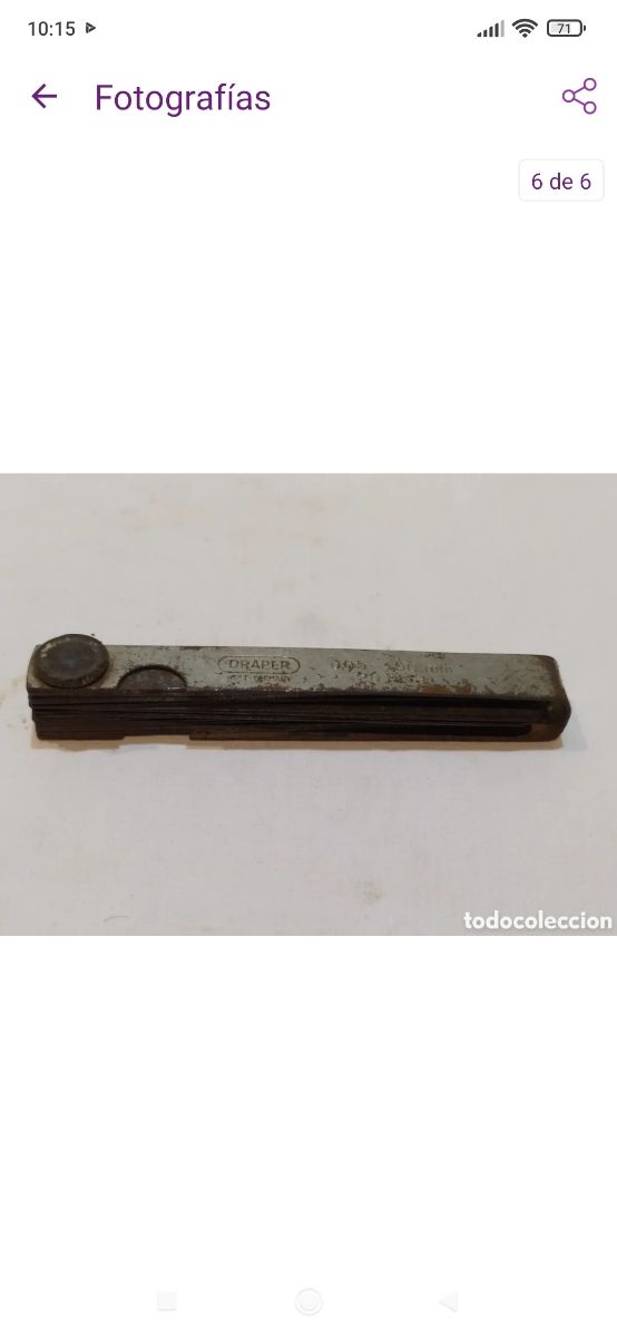 Galgas antiguas Alemanas DRAPER