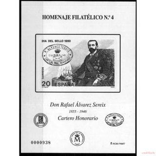 filatelia: homenaje filatélico