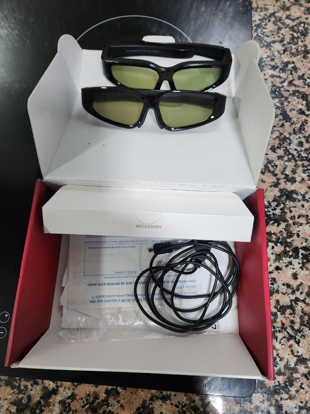 2 gafas para TV lg 3d